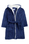 Sleep On It Kids' Hooded Robe In Blue