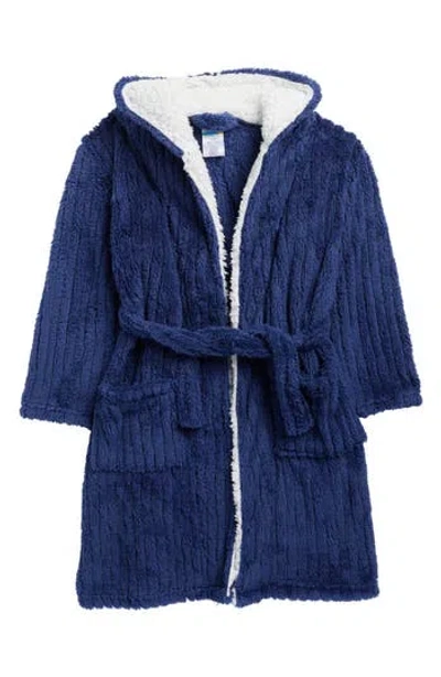 Sleep On It Kids' Hooded Robe In Blue