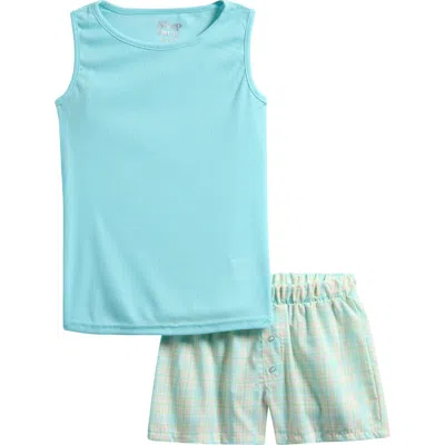 Sleep On It Kids' Short Pajamas In Blue