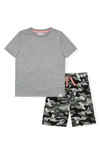 Sleep On It Kids' T-shirt & Pajama Shorts Set In Animal Print