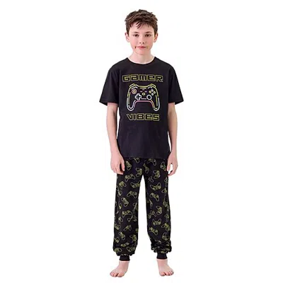 Sleep On It Little & Big Kid Boys Crew Neck Short Sleeve 3-pc. Pajama Set In Blue