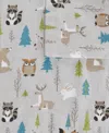 Sleep Philosophy True North By  Novelty Printed Cotton Flannel 3-pc. Sheet Set, Twin Xl In Multi Forest Animals