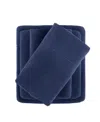 Sleep Philosophy Micro-fleece 4-pc. Sheet Set, Full In Navy