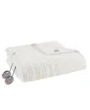 Sleep Philosophy Sherpa Heated Blanket, Twin In Ivory