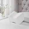 Sleep Philosophy Standard Knee Memory Foam Pillow In White