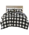Sleep Philosophy True North By  Brooks 3 Pieces King Print Sherpa Down Alternative Comforter Set In Natural