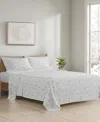 SLEEP PHILOSOPHY TRUE NORTH BY SLEEP PHILOSOPHY NOVELTY PRINTED COTTON FLANNEL 4-PC. SHEET SET, KING