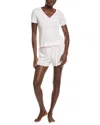 Sleep Riot 2pc Short & Shirt Sleep Set In Pink