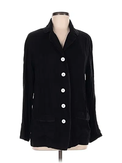 Pre-owned Sleeper 3/4 Sleeve Blouse In Black