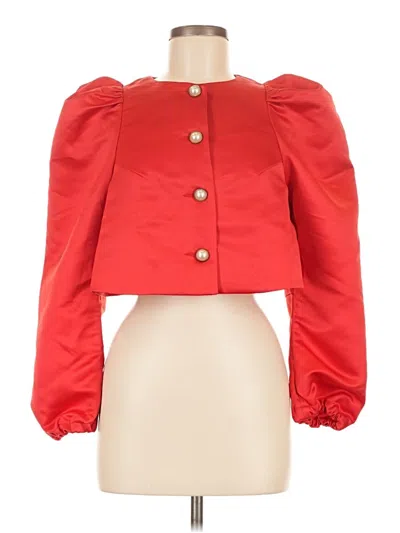 Pre-owned Sleeper 3/4 Sleeve Blouse In Red