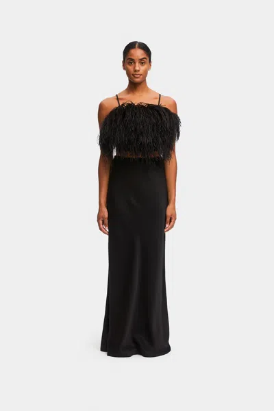 Sleeper 90s Ecovero Maxi Skirt In Black