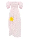 Sleeper Atlanta Dress In Pink