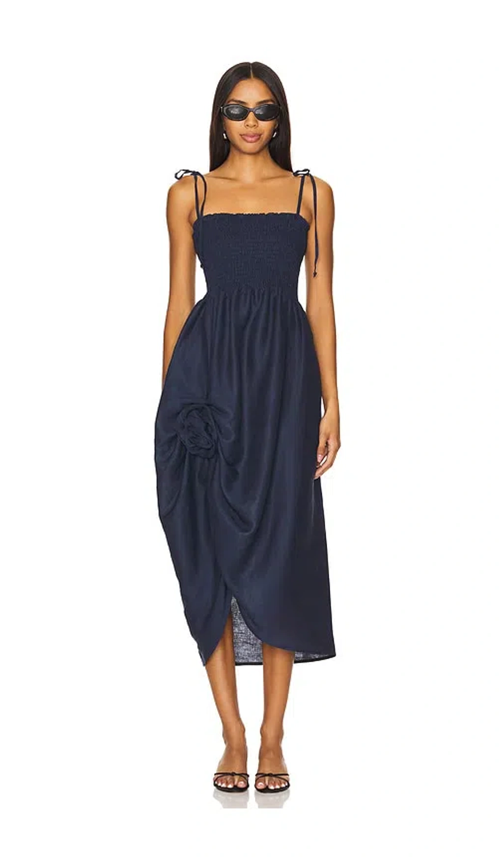 olive green linen palmerston dress Buy Linen Light Blue Coastal Calm Shirt By Hilo Design Online At Low Price main image 0