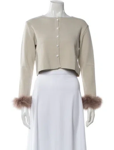 Pre-owned Sleeper Bateau Neckline Sweater W/ Tags In Gray