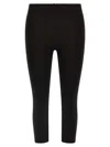 Sleeper Ribbed Texture Stretch Fit Leggings In Black