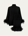 Sleeper Black Tie Pyjama Set In Black