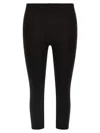 Sleeper Ribbed Texture Stretch Fit Leggings In Black