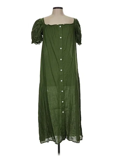 Pre-owned Sleeper Casual Dress In Green