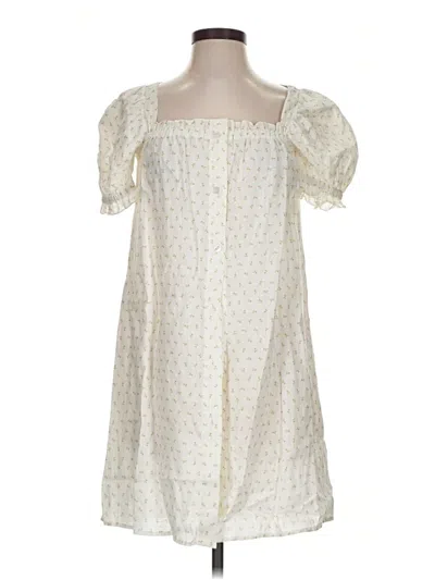 Pre-owned Sleeper Casual Dress In Ivory