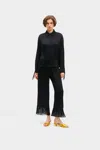 Sleeper Cosmic Cowboy Fringed Set In Black