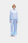 Sleeper Cosmic Cowboy Fringed Set In Blue