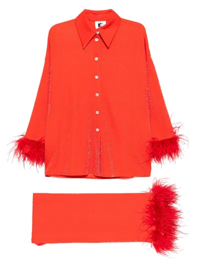 Sleeper Cosmos Pyjama Sets In Red