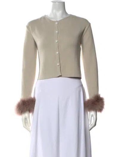 Pre-owned Sleeper Crew Neck Sweater In Neutrals