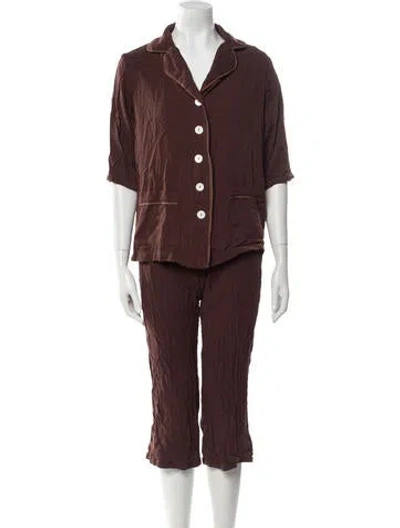 Pre-owned Sleeper Down Jacket In Brown