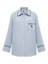 Sleeper Finnegan Unisex Pajama Shirt In Blue In Blue