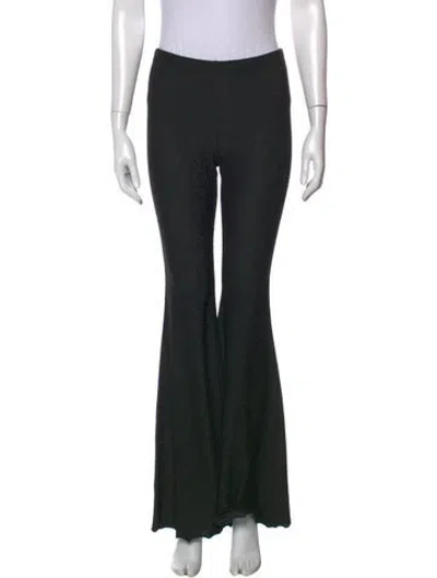 Pre-owned Sleeper Flared Pants In Black