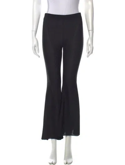 Pre-owned Sleeper Flared Pants In Black