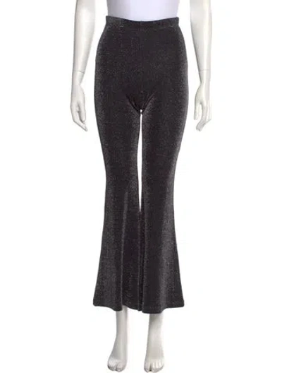 Pre-owned Sleeper Flared Pants In Black