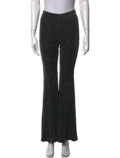 Pre-owned Sleeper Flared Pants In Black
