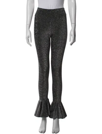 Pre-owned Sleeper Flared Pants In Black