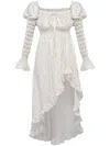 Sleeper Floral-print Midi Dress In White
