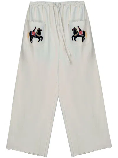 Sleeper Kotyk Trousers In 白色
