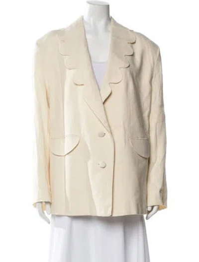 Pre-owned Sleeper Linen Blazer In Neutral