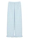 Sleeper Linen-blend Trousers In Blue