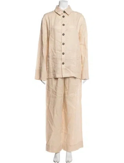 Pre-owned Sleeper Linen Lounge Set W/ Tags In Neutral