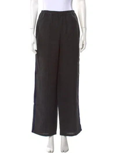 Pre-owned Sleeper Linen Wide Leg Pants W/ Tags In Black