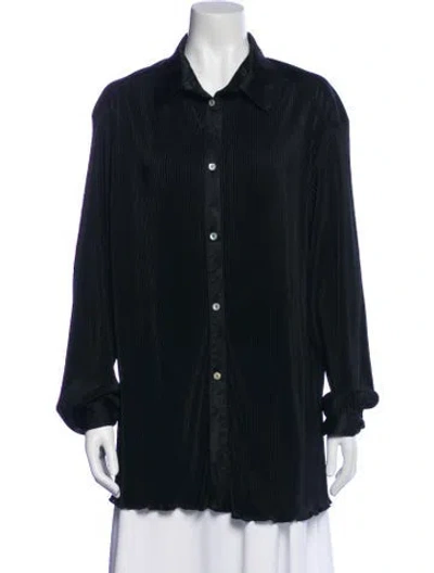 Pre-owned Sleeper Long Sleeve Button-up Top In Multi