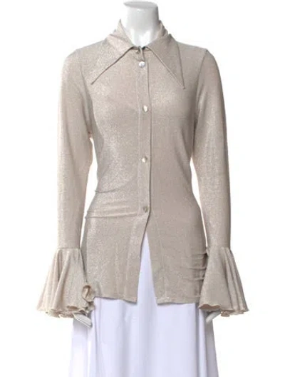 Pre-owned Sleeper Long Sleeve Button-up Top W/ Tags