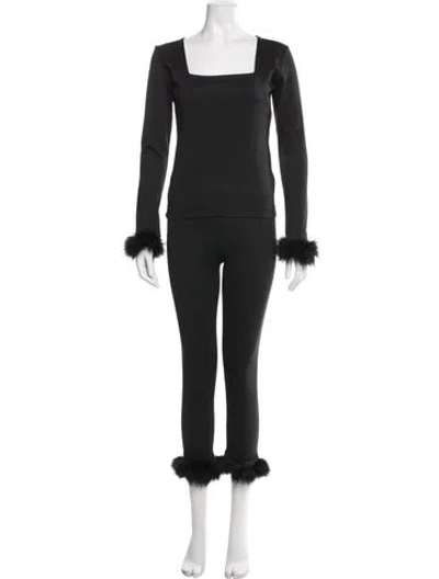 Pre-owned Sleeper Lounge Set W/ Tags In Black