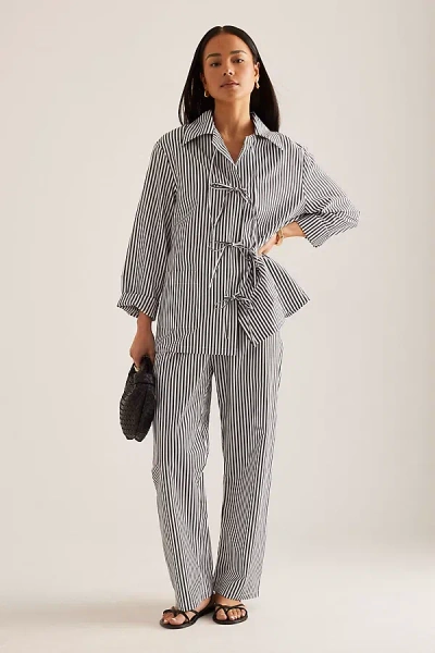 Sleeper Lyra Cotton-poplin Pyjama Set In Multicolor