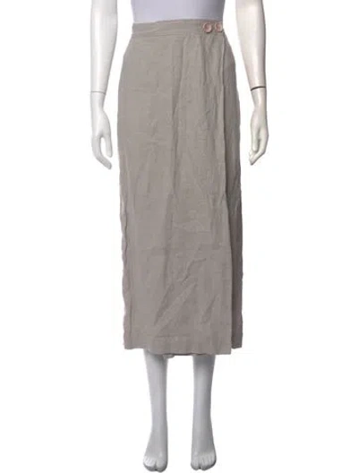 Pre-owned Sleeper Midi Length Skirt In Grey