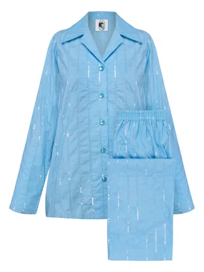 Sleeper Milky Way Pyjama Set In Blue