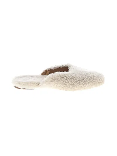 Pre-owned Sleeper Mule/clog In Ivory