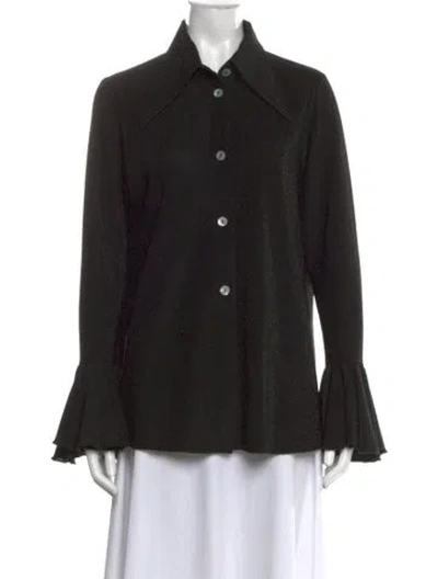 Pre-owned Sleeper Nylon Long Sleeve Blouse In Multi
