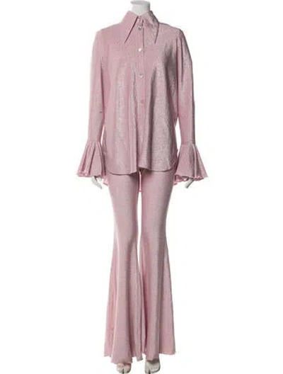 Pre-owned Sleeper Nylon Pant Set In Purple