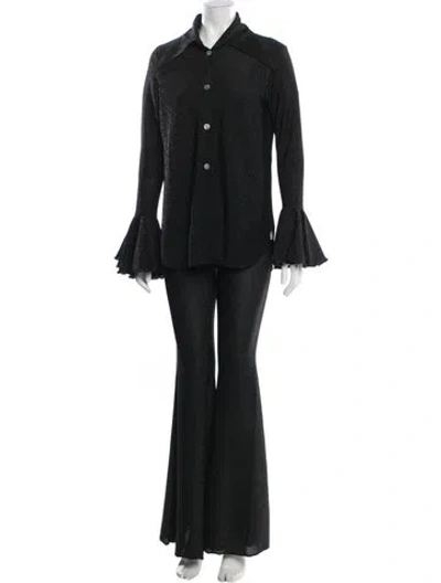 Pre-owned Sleeper Nylon Pantsuit In Black